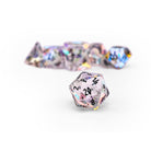 K9 Rainbow Glass - Pebble RPG Set Glass Dice-Pebbles-Norse Foundry-Norse Foundry-dungeons & dragons-d&d dice set-rpg dice set-glass dice set-d&d-mini dice set-10mm to 12mm-perfect for tabletop rpgs