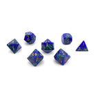 Lapis Malachite - 7 Piece RPG Set TruStone Dice-TruStone Dice-Norse Foundry-Gemstone Dice-Dungeons and Dragons Dice-Gem Dice-DND Dice-Gaming Dice-Perfect for Tabletop RPGs-Dice Set