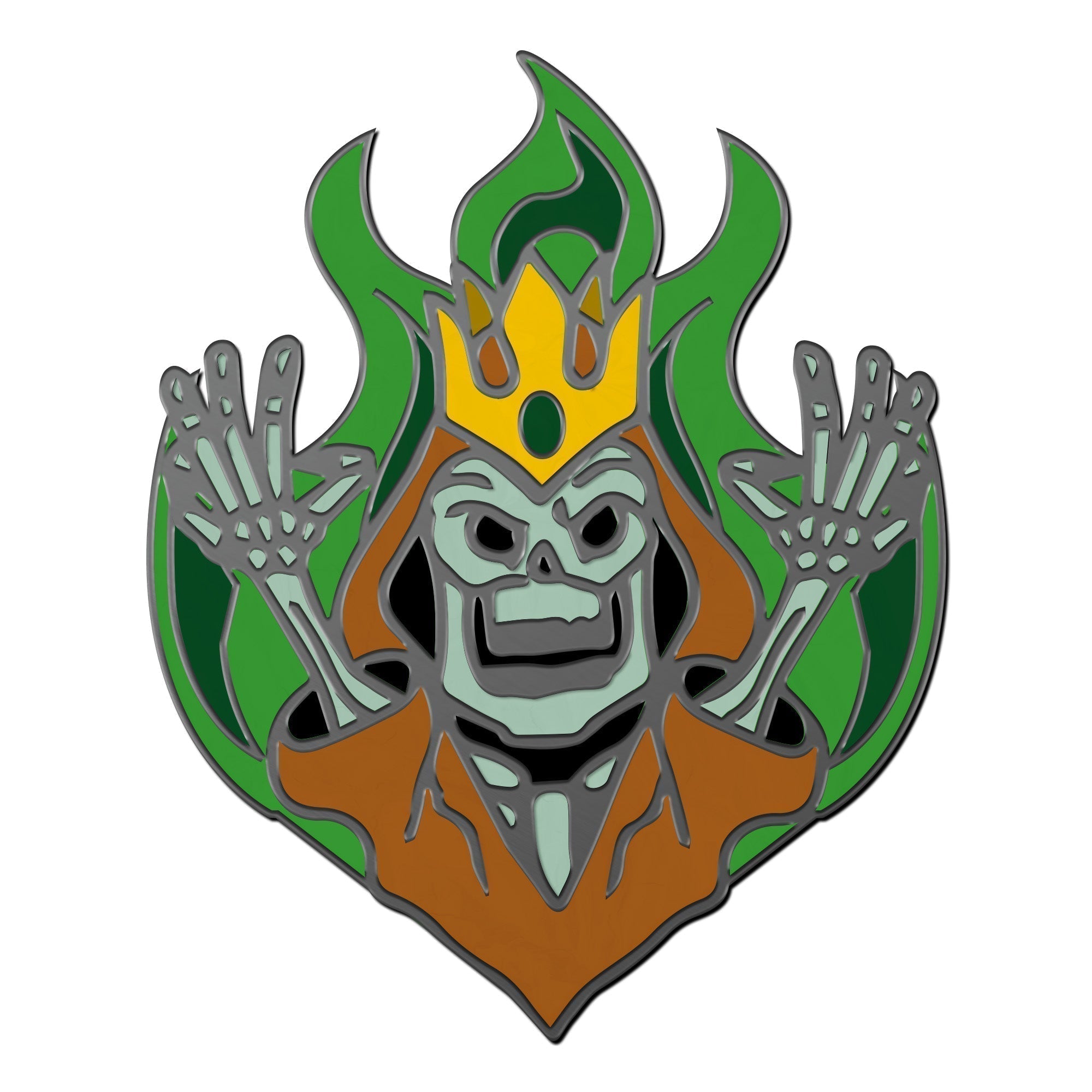 Lich - Hard Enamel Adventure Dice Pin Metal by Norse Foundry-Pins-Norse Foundry-D&D Enamel Pin-D&D Pin-Dungeons and Dragons Enamel Pin-DND Accessories