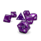 Lich Purple Pebble™ Dice - 10mm 6063 Aircraft Grade Aluminum Mini-Aluminum Dice-Norse Foundry-Norse Foundry-aluminum dice-dungeons & dragons-d&d dice set-rpg dice set-aluminum d&d dice set-d&d-mini-lightweight-perfect for tabletop rpgs