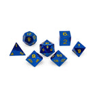 Lightning Bolt - 7 Piece Metal D&D & RPGs Dice Set-Zinc Alloy Dice-Norse Foundry-Norse Foundry-dungeons & dragons-d&d dice set-rpg dice set-d20-metal dice set-d&d-perfect for tabletop rpgs