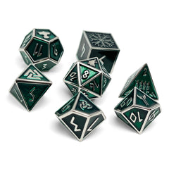 Loki TM- Norse Themed Metal Dice Set