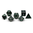 Loki TM- Norse Themed Metal Dice Set-Zinc Alloy Dice-Norse Foundry-Dungeons and Dragons-DND Dice-D20-Metal Dice Set-DND-D&D Metal Dice Set-Perfect for Tabletop RPGs