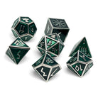 Loki TM- Norse Themed Metal Dice Set-Zinc Alloy Dice-Norse Foundry-Dungeons and Dragons-DND Dice-D20-Metal Dice Set-DND-D&D Metal Dice Set-Perfect for Tabletop RPGs