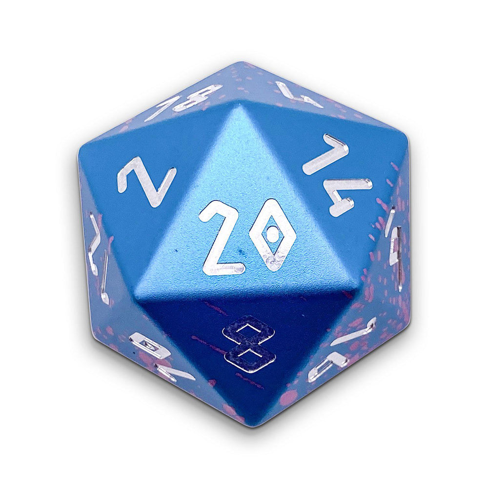 Miami Dice - Single D20 6063 Aluminum Wondrous Dice