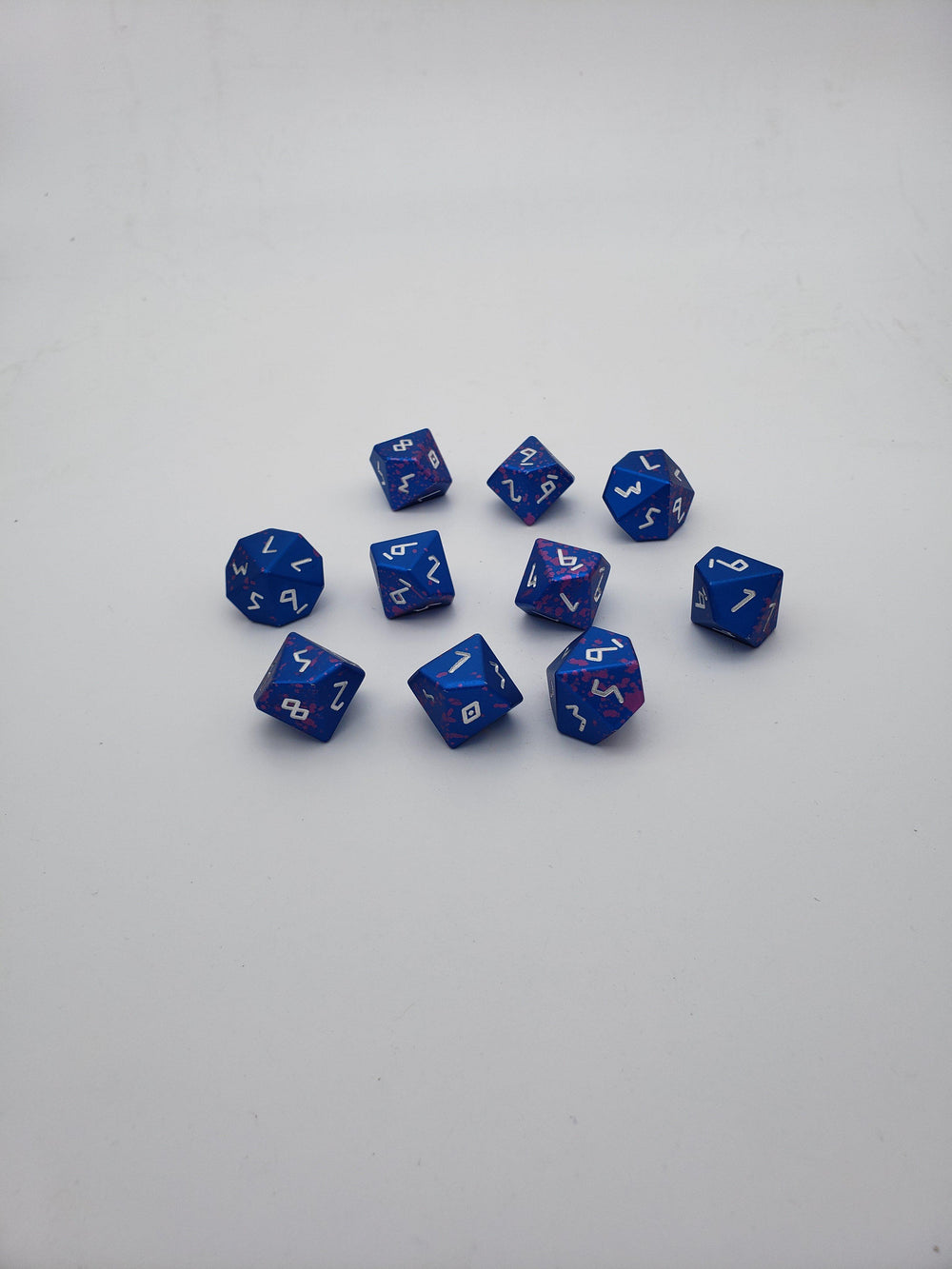 Miami Dice - Set of 10 D10s - Wondrous Dice