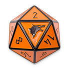 Molten Lava - Norse 45MM Alloy Metal Boulder®-Metal - Zinc Alloy Dice-Norse Foundry-Norse Foundry-dungeons & dragons-d&d dice-rpg dice-d20-metal dice-d&d-45mm-oversize-boulder-perfect for tabletop rpgs