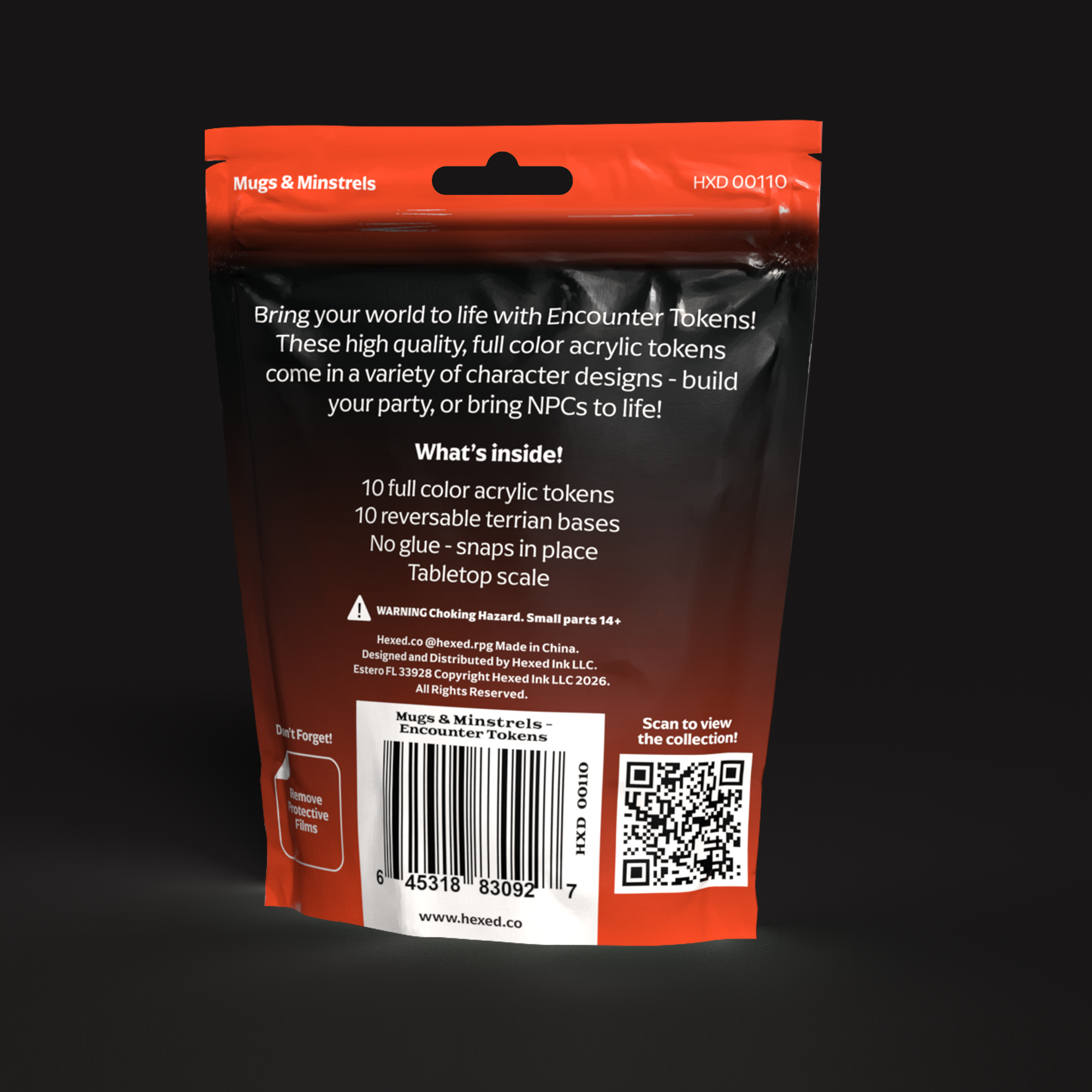 Mugs & Minstrels Acrylic Encounter Token – Hexed Ink