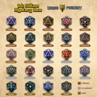 Mystery Dice 1st Edition-Alloy Dice-Norse Foundry-d20-dice-dungeons and dragons-d&d-d&d d20-dungeons & dragons-mystery deal