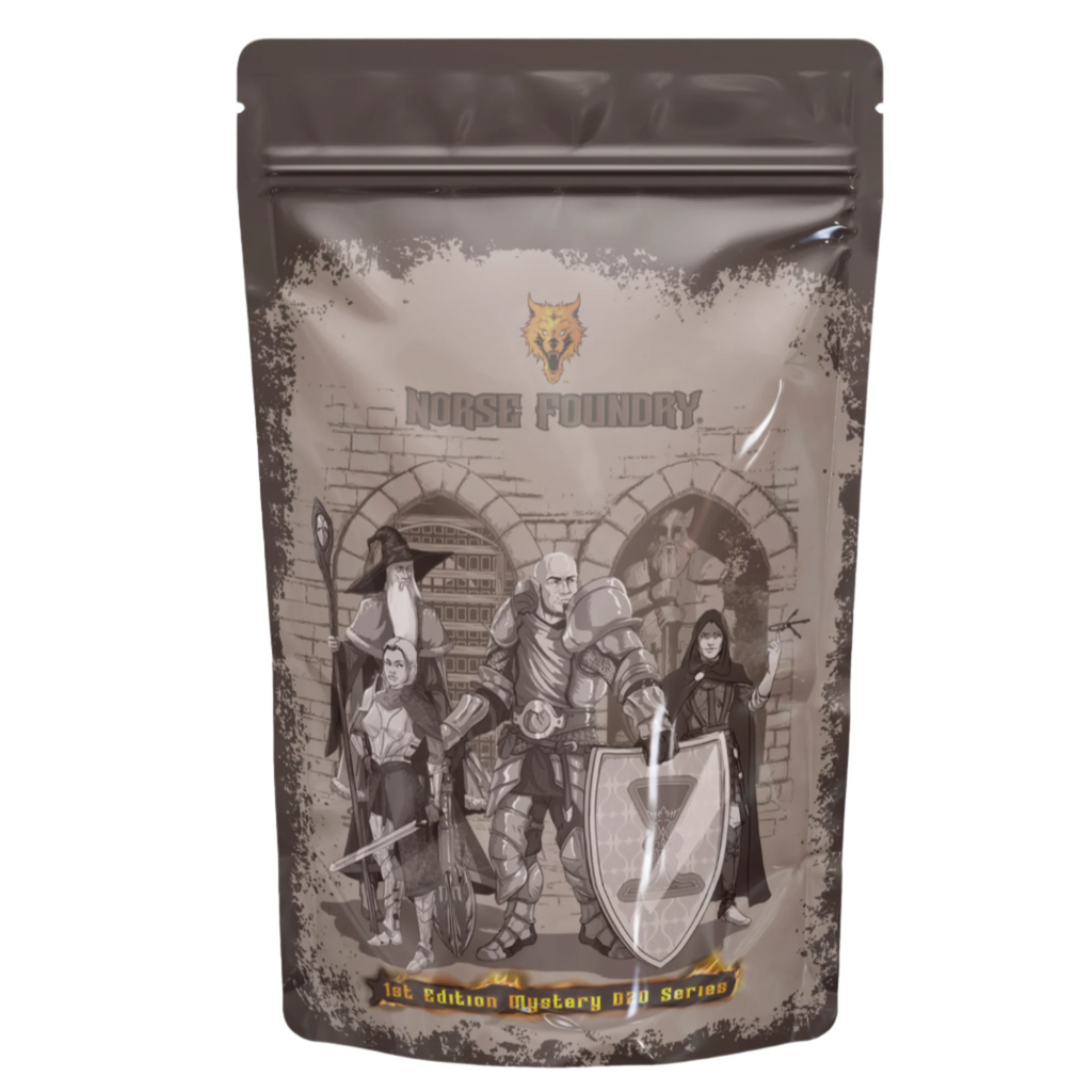 Mystery Dice 1st Edition-Alloy Dice-Norse Foundry-d20-dice-dungeons and dragons-d&d-dnd d20-dungeons & dragons-mystery deal