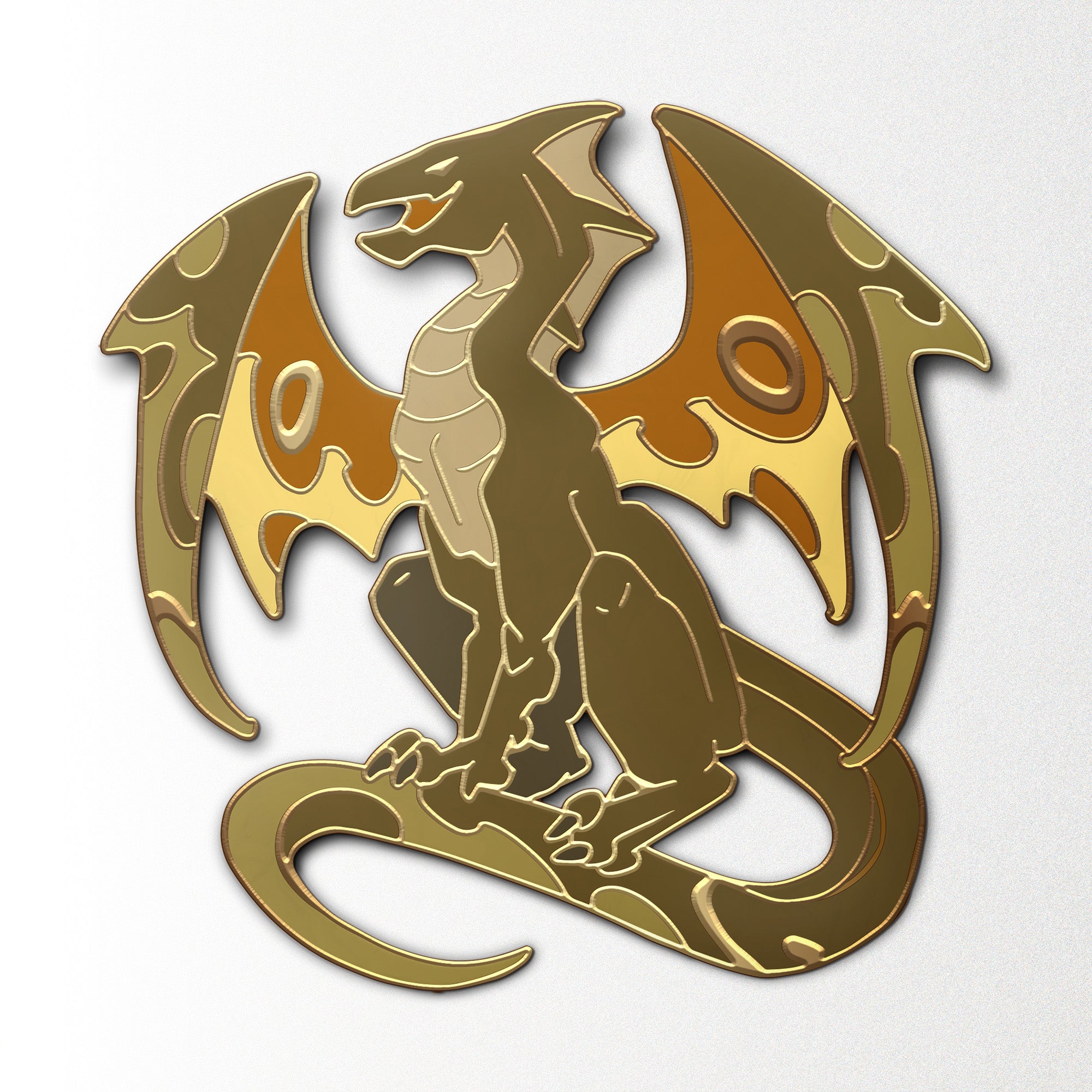 Mystery Dragon Pin - Case of 20-Enamel Pin-Norse Foundry-D&D Enamel Pin-D&D Pin-Dungeons and Dragons Enamel Pin-D&D Accessories