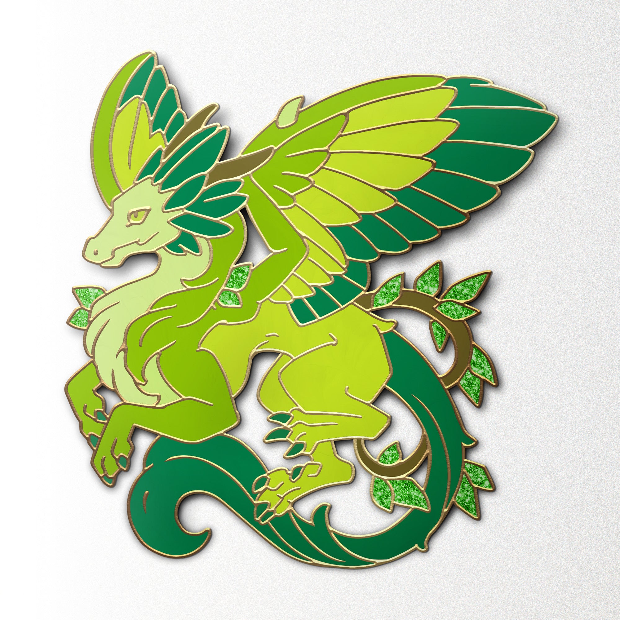Mystery Dragon Pin - Case of 20-Enamel Pin-Norse Foundry-D&D Enamel Pin-D&D Pin-Dungeons and Dragons Enamel Pin-D&D Accessories