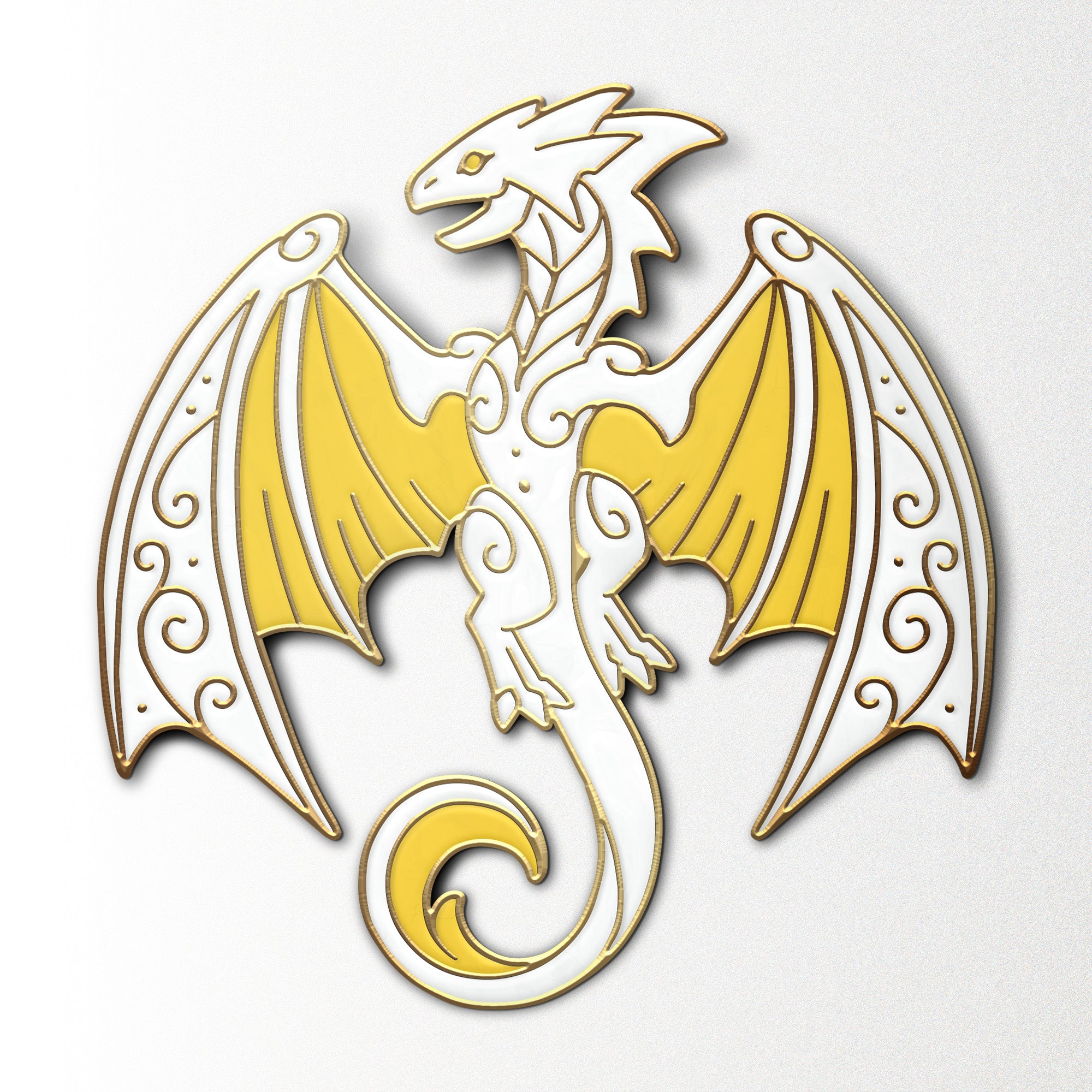 Mystery Dragon Pin - Case of 20-Enamel Pin-Norse Foundry-D&D Enamel Pin-D&D Pin-Dungeons and Dragons Enamel Pin-D&D Accessories