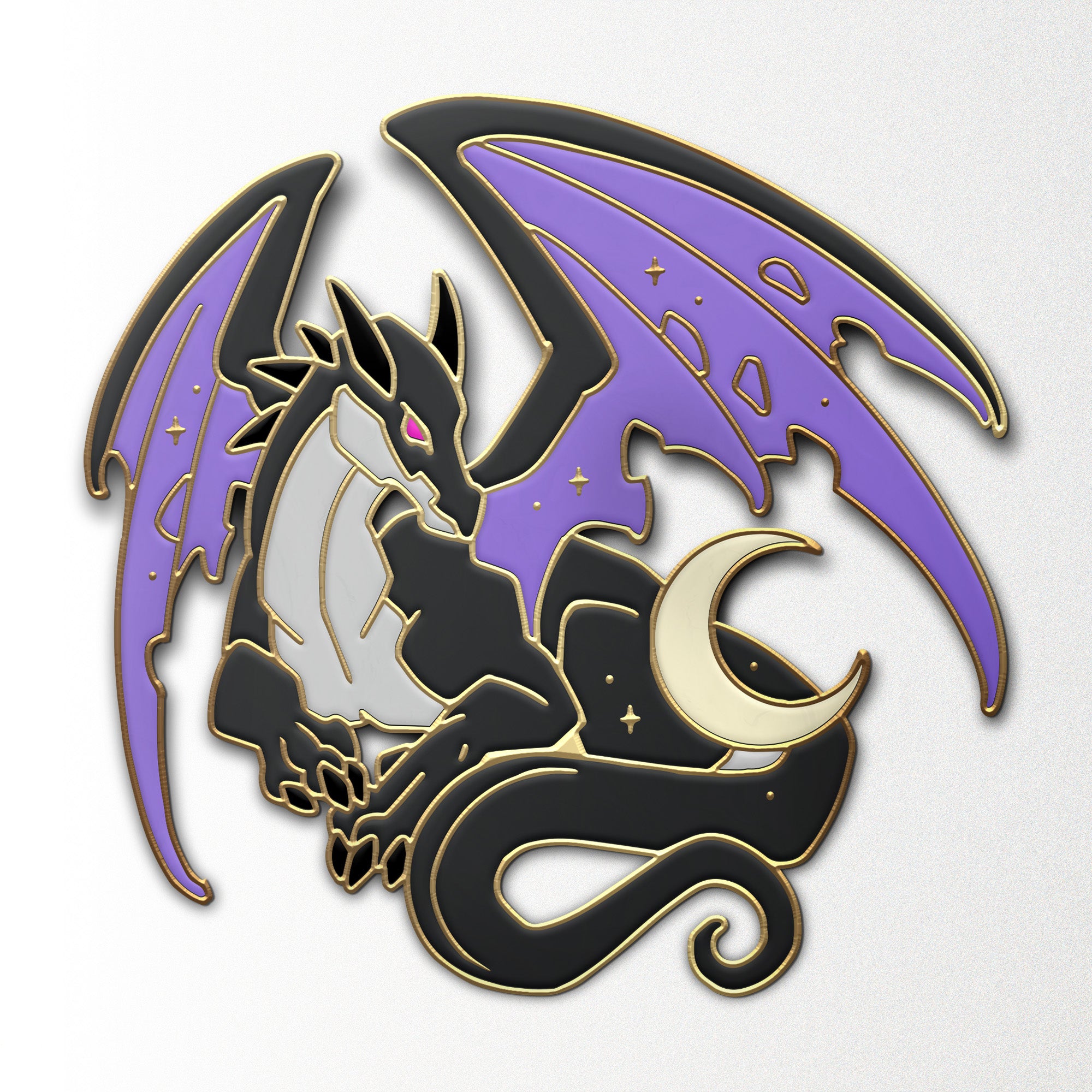 Mystery Dragon Pin - Case of 20-Enamel Pin-Norse Foundry-D&D Enamel Pin-D&D Pin-Dungeons and Dragons Enamel Pin-D&D Accessories