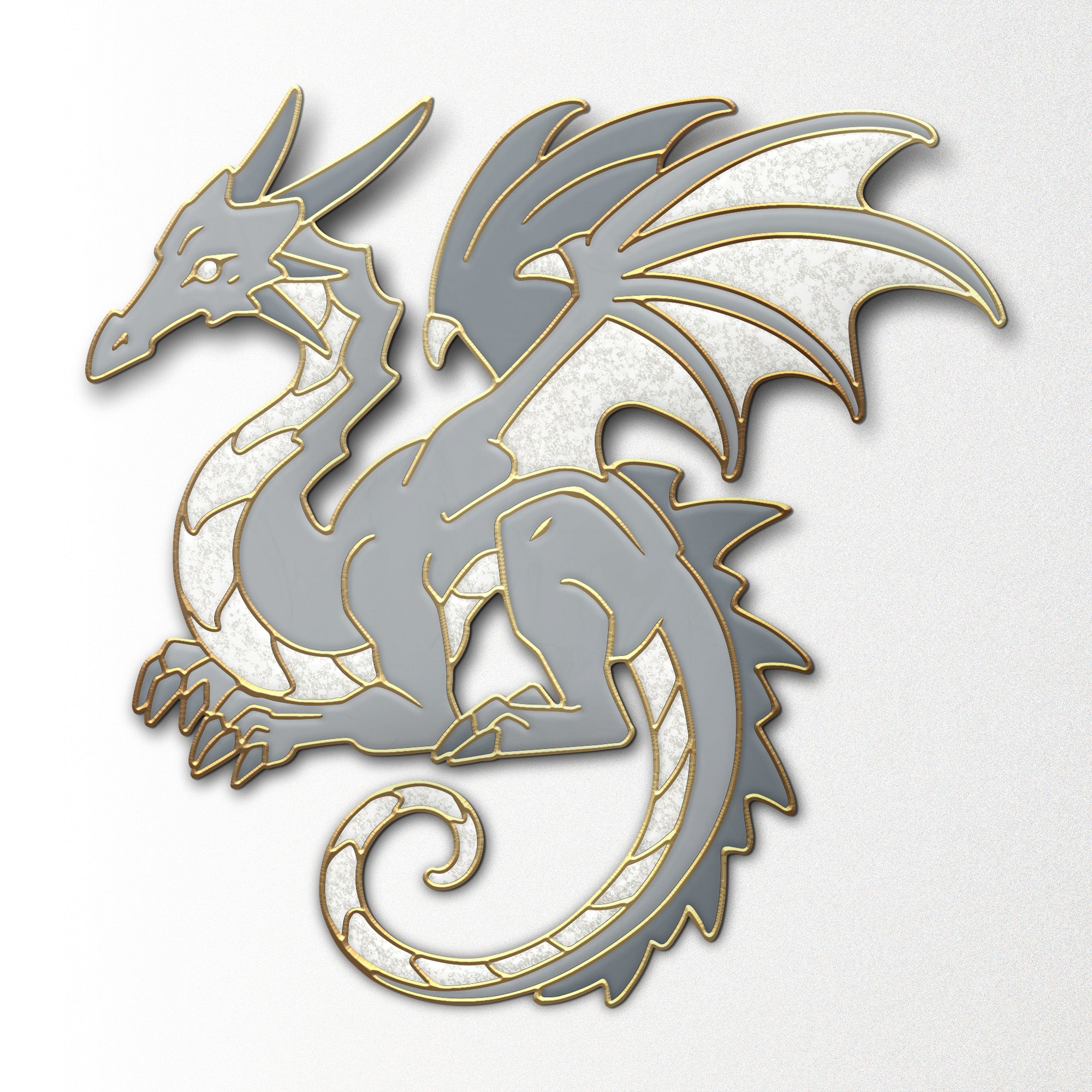 Mystery Dragon Pin - Case of 20-Enamel Pin-Norse Foundry-D&D Enamel Pin-D&D Pin-Dungeons and Dragons Enamel Pin-D&D Accessories