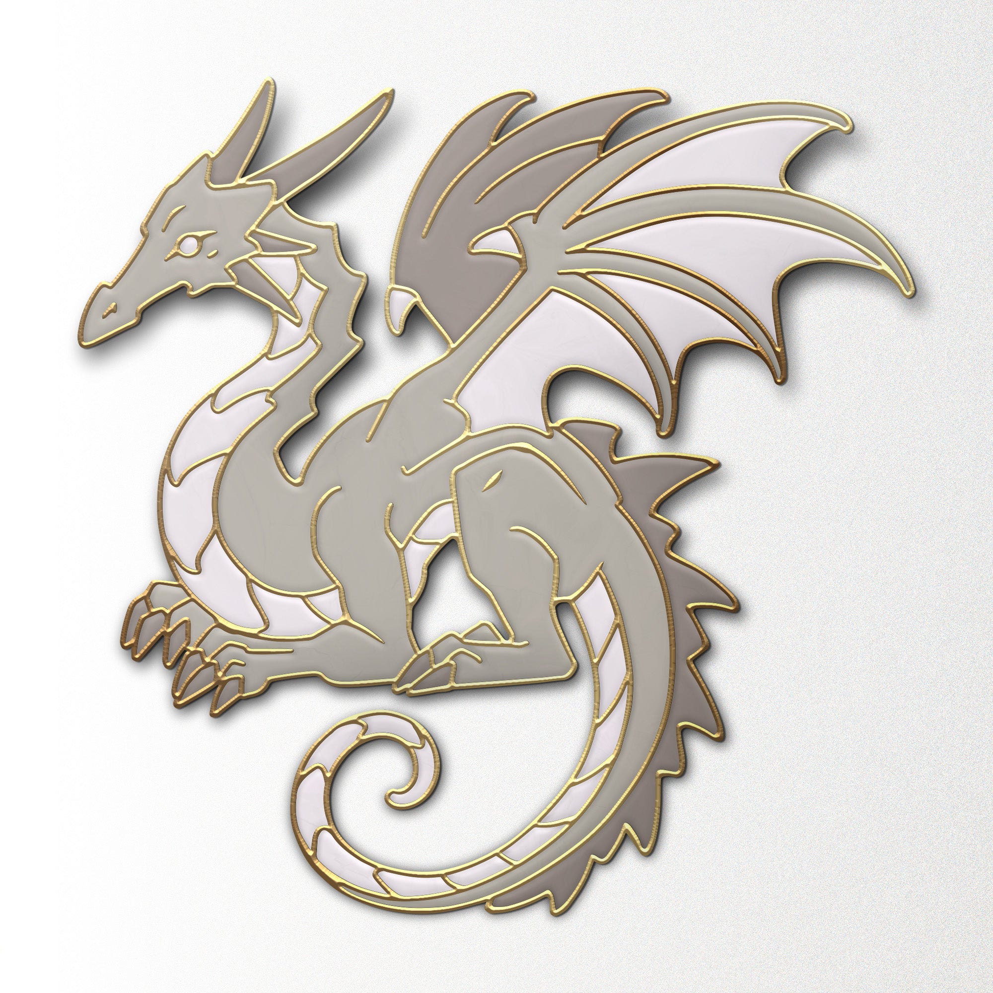 Mystery Dragon Pin - Case of 20-Enamel Pin-Norse Foundry-D&D Enamel Pin-D&D Pin-Dungeons and Dragons Enamel Pin-D&D Accessories