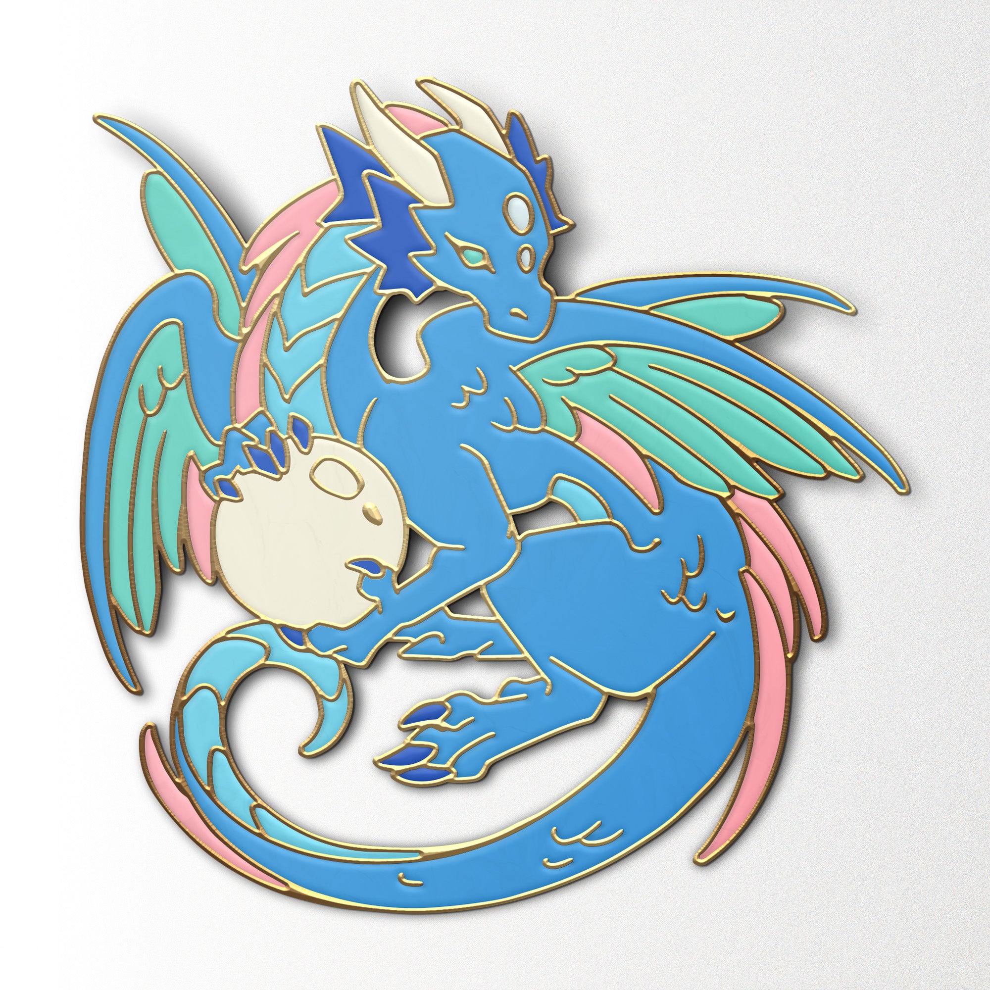 Mystery Dragon Pin - Case of 20-Enamel Pin-Norse Foundry-D&D Enamel Pin-D&D Pin-Dungeons and Dragons Enamel Pin-D&D Accessories