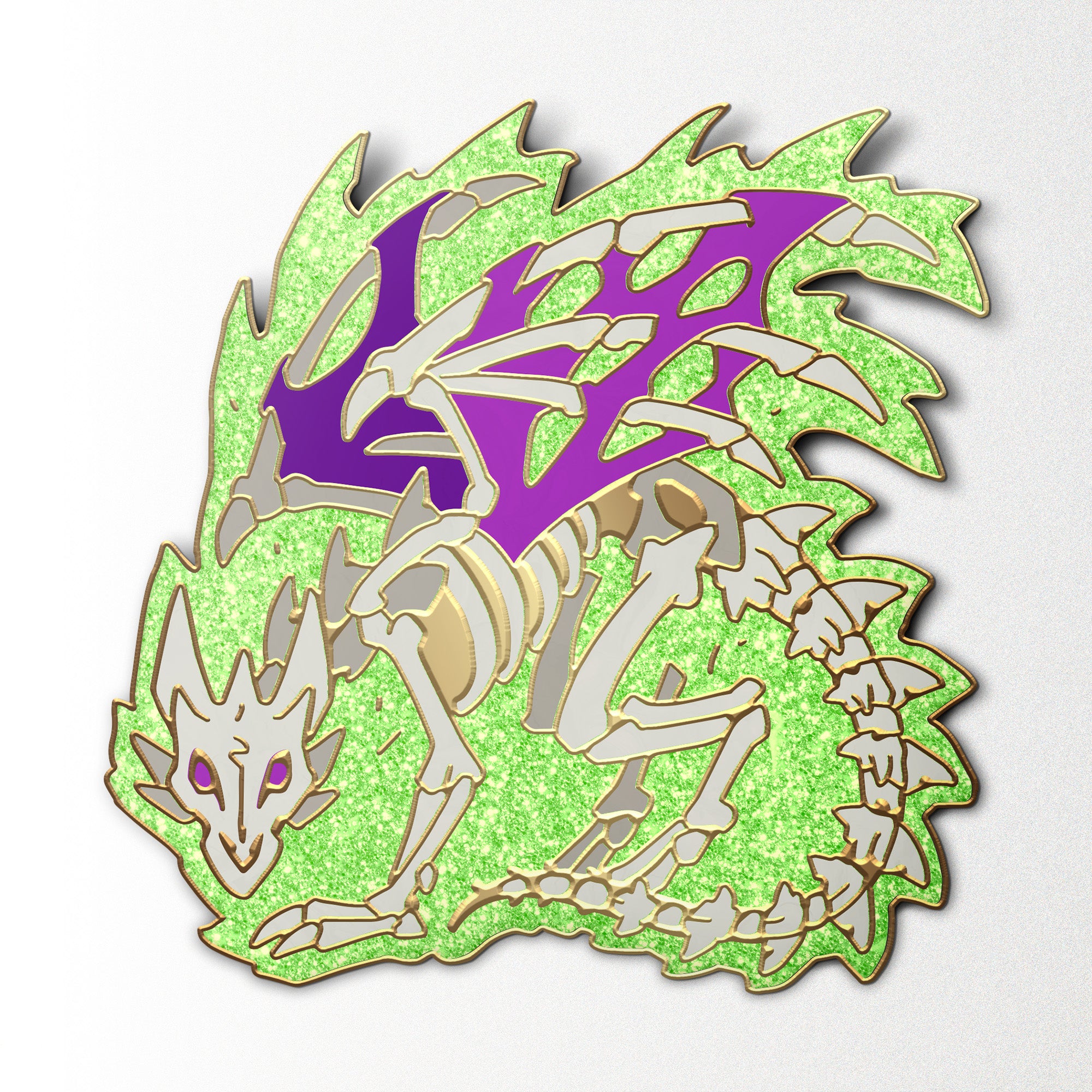 Mystery Dragon Pin - Case of 20-Enamel Pin-Norse Foundry-D&D Enamel Pin-D&D Pin-Dungeons and Dragons Enamel Pin-D&D Accessories