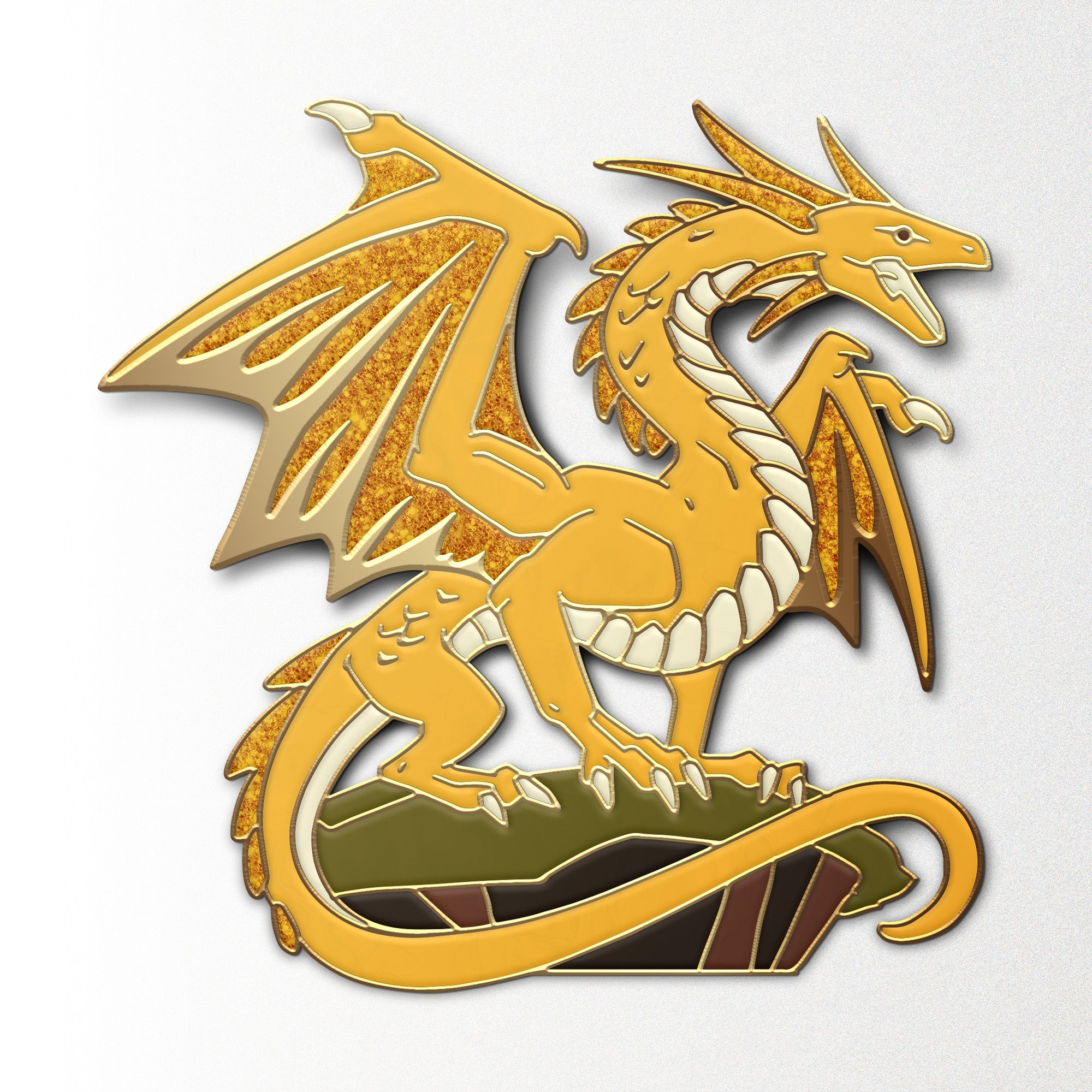 Mystery Dragon Pin - Case of 20-Enamel Pin-Norse Foundry-D&D Enamel Pin-D&D Pin-Dungeons and Dragons Enamel Pin-D&D Accessories