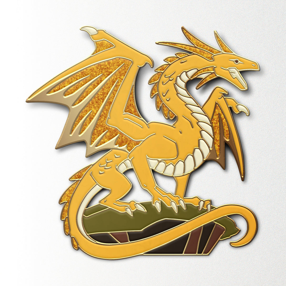 Mystery Dragon Pin – Norse Foundry