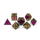 Níðhöggr - Norse Themed Metal Dice Set-Norse Foundry -Dungeons and Dragons-D&D Dice-D20-Metal Dice Set-DND-DND Metal Dice Set-Perfect for Tabletop RPGs