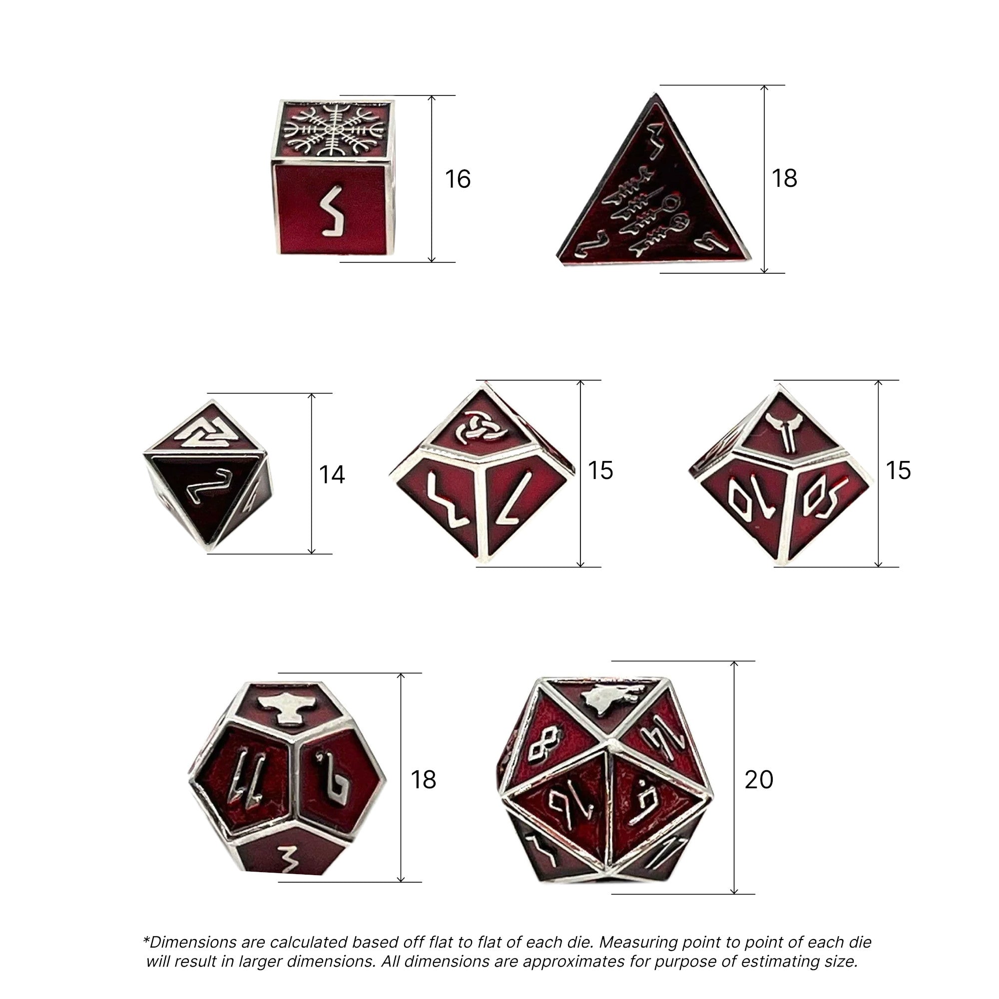 Loki TM- Norse Themed Metal Dice Set – Norse Foundry