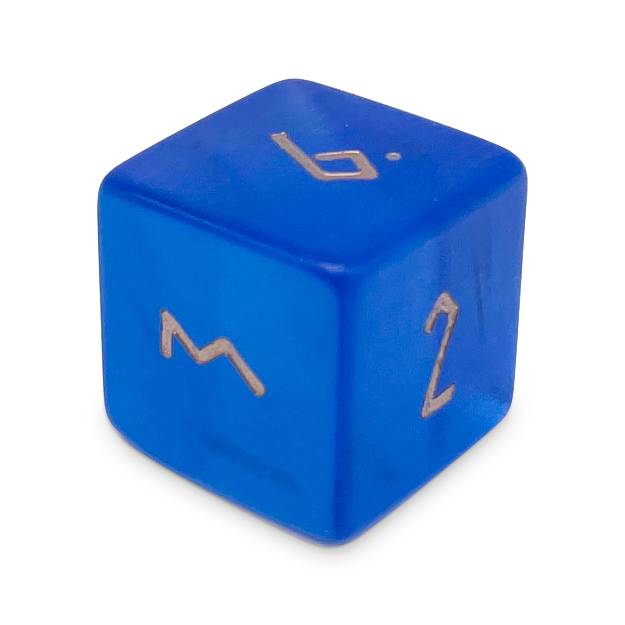 Ocean Blue Cats Eye - Single D6 Glass Dice-Glass Dice-Norse Foundry-Norse Foundry-dungeons & dragons-d&d dice-rpg d6-glass d6-d&d-d6-perfect for tabletop rpgs