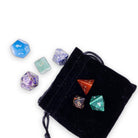 Oddball Dice - 7 Piece RPG Set Gemstone Dice-Gemstone Dice-Norse Foundry-Gemstone Dice-Dungeons & Dragons Dice-Gem Dice-D&D Dice-Gaming Dice-Perfect for Tabletop RPGs-Dice Set