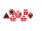 Ooze of Doom RPG Set - Blood Wrath-Alloy Dice-Norse Foundry-Norse Foundry-dungeons & dragons-d&d dice set-rpg dice set-d20-metal dice set-d&d-perfect for tabletop rpgs