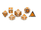 Ooze of Doom RPG Set - Burnt Slime-Alloy Dice-Norse Foundry-Norse Foundry-dungeons & dragons-d&d dice set-rpg dice set-d20-metal dice set-d&d-perfect for tabletop rpgs