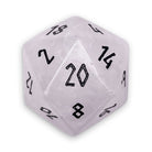 Opalite - Single D20 Gemstone Dice-Gemstone Dice-Norse Foundry-Gemstone Dice-Dungeons and Dragons Dice-Gem Dice-DnD Dice-Gaming Dice-Perfect for Tabletop RPGs-D20