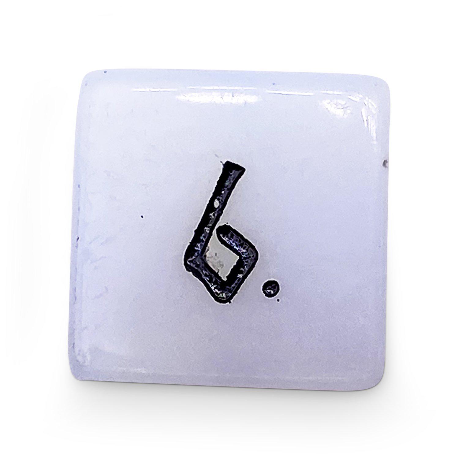 Opalite - Single D6 Gemstone Dice - NOR 01162