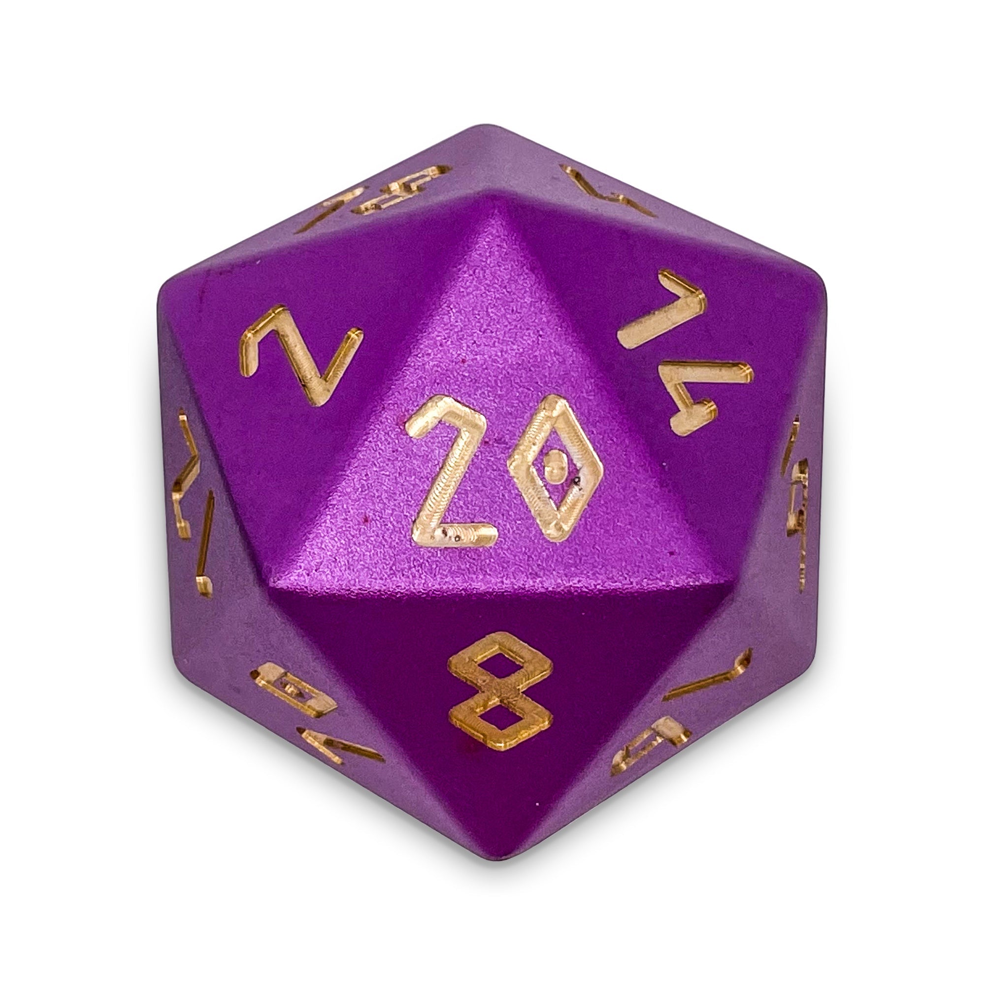 Orb of Bardic Knowledge - Boulder® 55mm 6063 Aluminum Orb Series™ Dice-Aluminum Dice-Norse Foundry-Norse Foundry-aluminum dice-dungeons & dragons-d&d dice-rpg dice-d20-d&d-55mm-oversize-boulder-perfect for tabletop rpgs