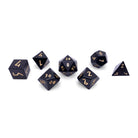 Orb of Disintegration - 7 Piece RPG Set 6063 Aluminum Orb Series™ Dice-Dice-Norse Foundry-Norse Foundry-aluminum dice-dungeons & dragons-d&d dice set-rpg dice set-aluminum d&d dice set-d&d-lightweight-perfect for tabletop rpgs