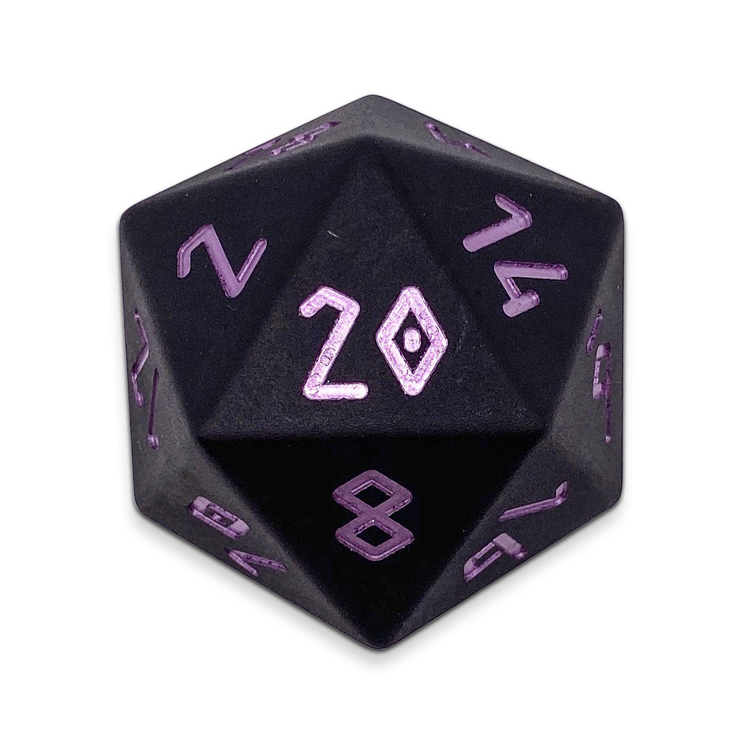 Orb of Paralysis - Boulder® 55mm 6063 Aluminum Orb Series™ Dice-Dice-Norse Foundry-Norse Foundry-aluminum dice-dungeons & dragons-d&d dice-rpg dice-d20-d&d-55mm-oversize-boulder-perfect for tabletop rpgs