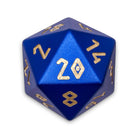 Orb of Thunder Wave - Boulder® 55mm 6063 Aluminum Orb Series™ Dice-Aluminum Dice-Norse Foundry-Norse Foundry-aluminum dice-dungeons & dragons-d&d dice-rpg dice-d20-d&d-55mm-oversize-boulder-perfect for tabletop rpgs