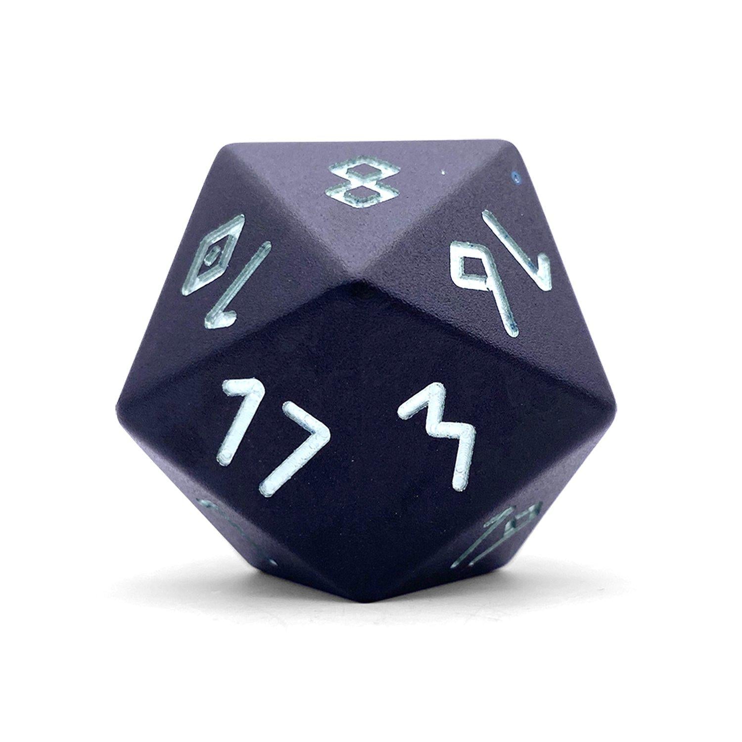 Orb of Venom - Boulder® 55mm 6063 Aluminum Orb Series™ Dice-Dice-Norse Foundry-Norse Foundry-aluminum dice-dungeons & dragons-d&d dice-rpg dice-d20-d&d-55mm-oversize-boulder-perfect for tabletop rpgs