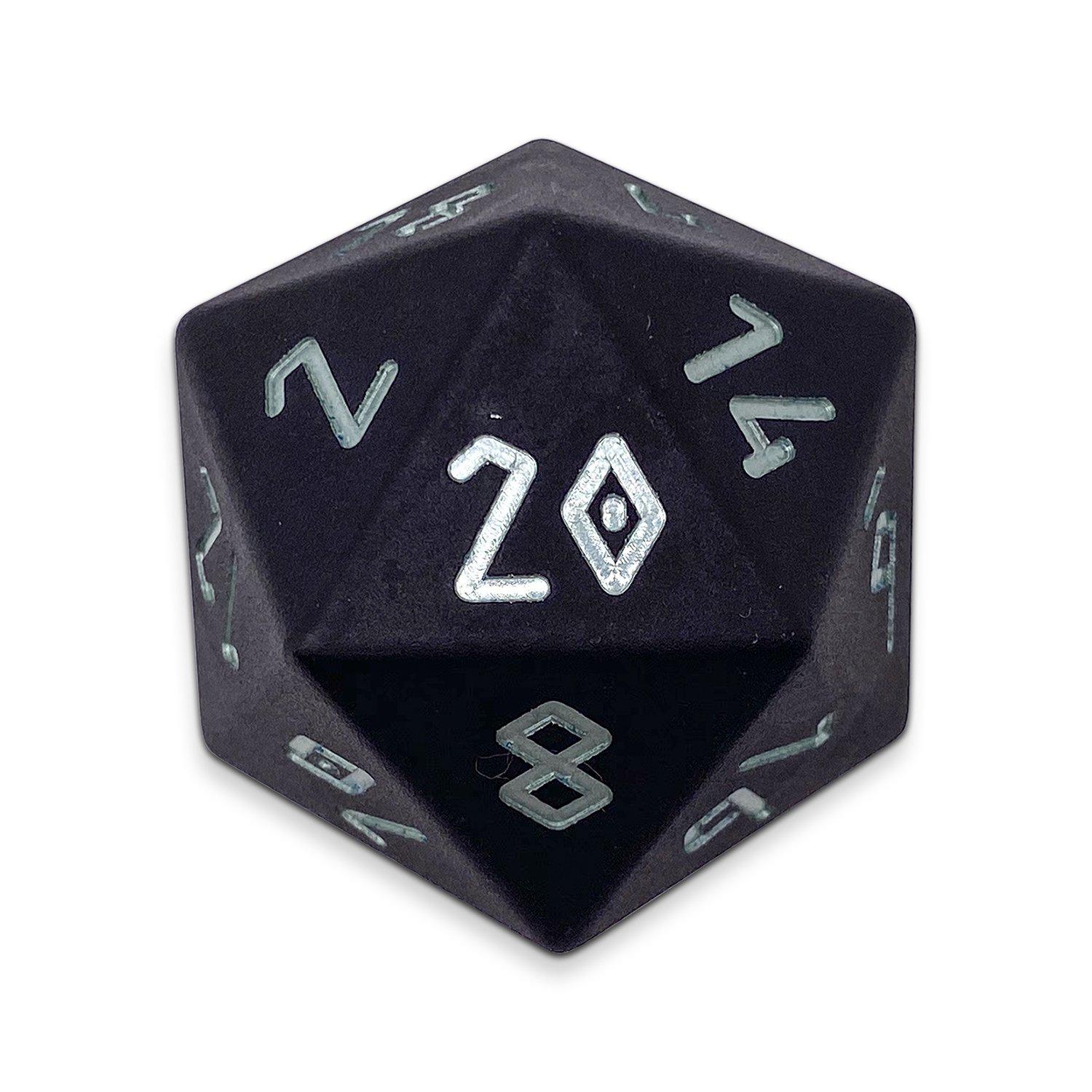 Orb of Venom - Boulder® 55mm 6063 Aluminum Orb Series™ Dice-Dice-Norse Foundry-Norse Foundry-aluminum dice-dungeons & dragons-d&d dice-rpg dice-d20-d&d-55mm-oversize-boulder-perfect for tabletop rpgs