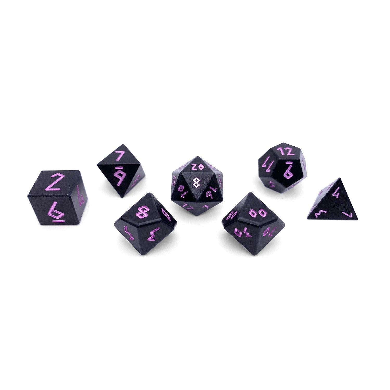 Orb of Desolation - 7 Piece RPG Set 6063 Aluminum Orb Series™ Dice - NOR 02249