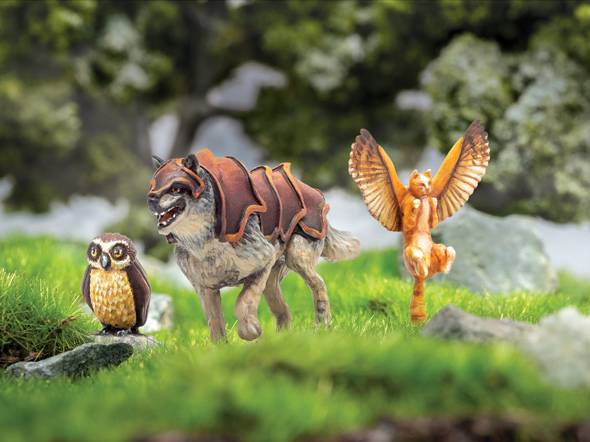 Classic Companions 1 - Animal Companions Miniature By Adventurers &amp; Adversaries