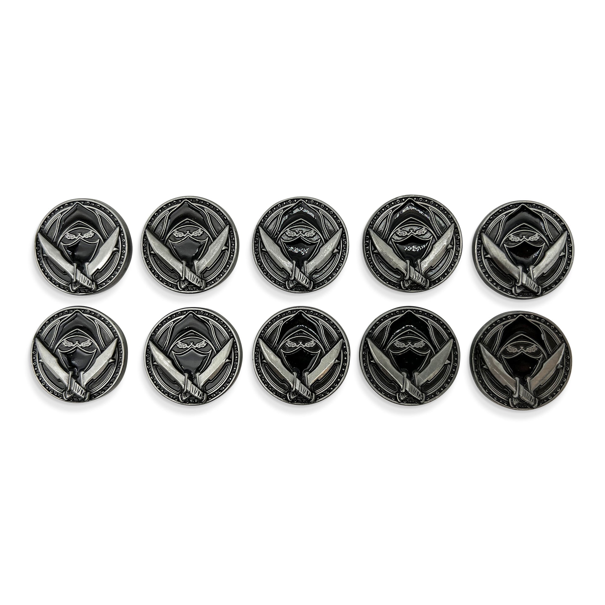 Profession Coins - Rogue Metal Coins Set of 10 - NOR 03415