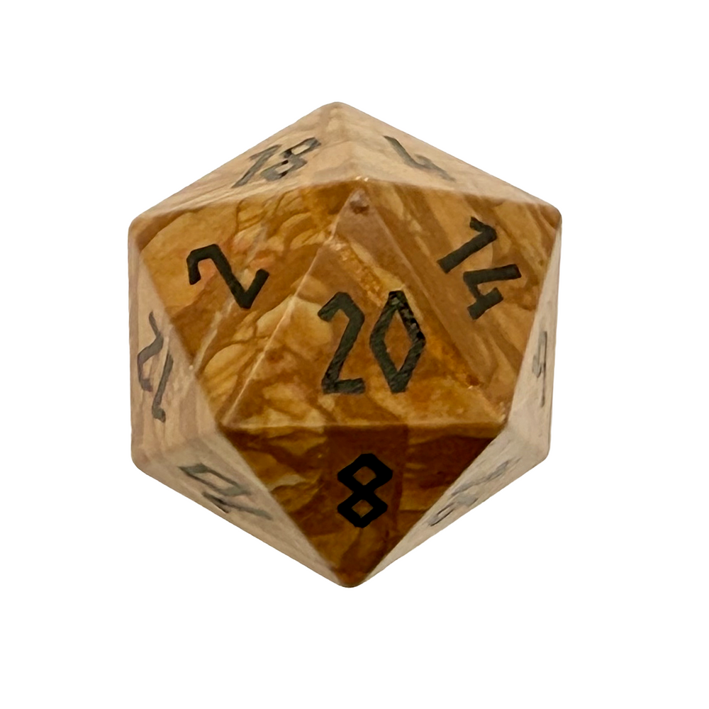 Picture Jasper - Boulder® 30mm Gemstone Dice