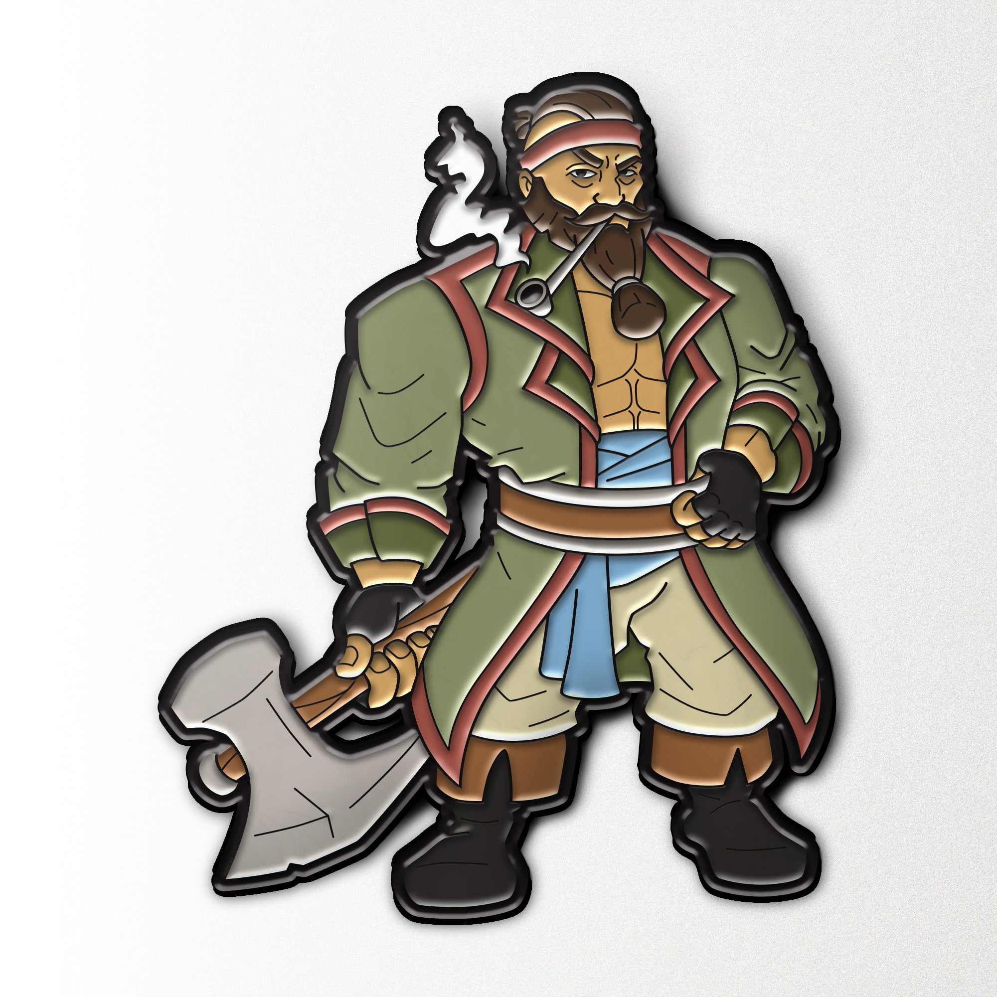 Pirate Crew - Mystery Pin - Case of 20-Enamel Pin-Norse Foundry-D&D Enamel Pin-D&D Pin-Dungeons and Dragons Enamel Pin-D&D Accessories