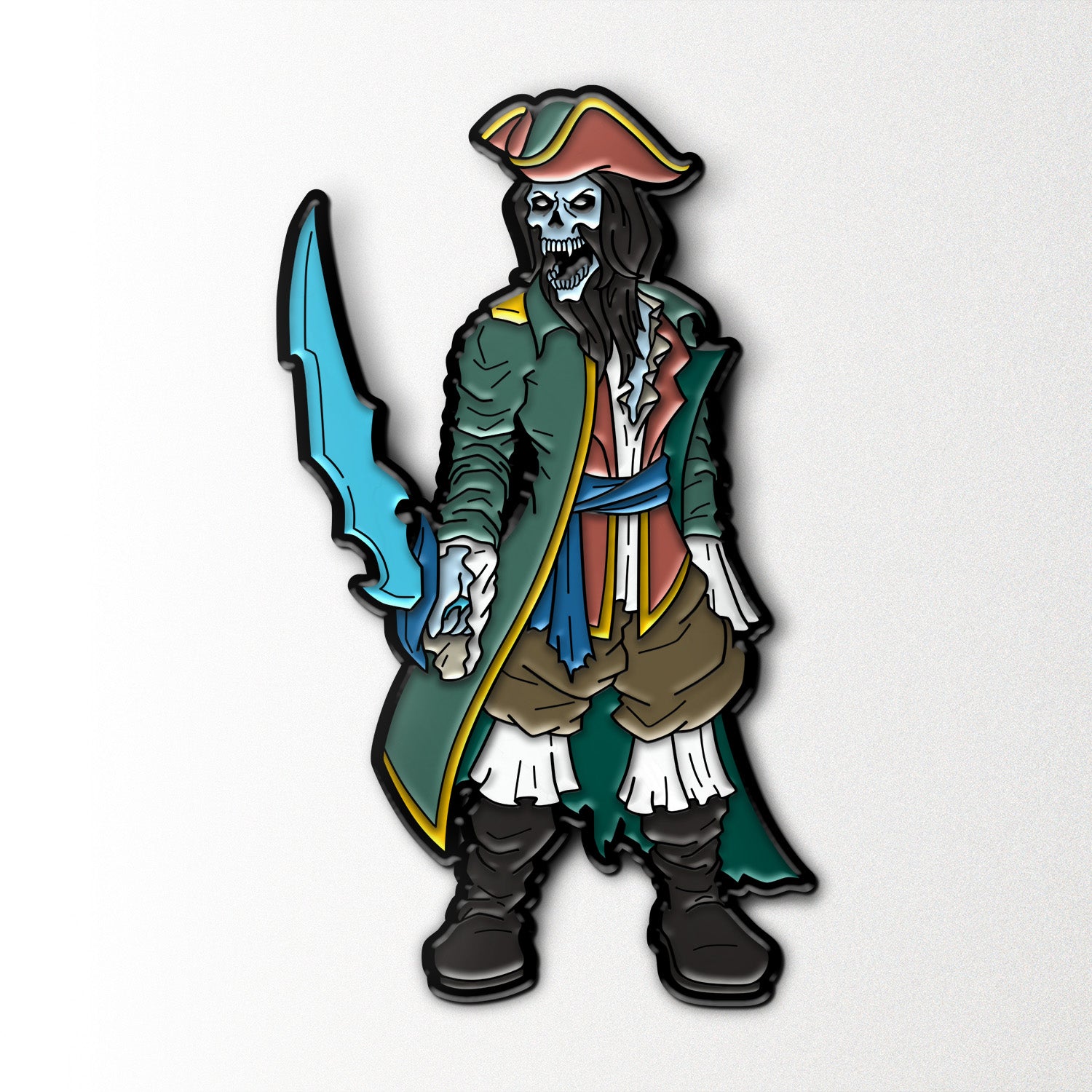 Pirate Crew - Mystery Pin - Case of 20-Enamel Pin-Norse Foundry-D&D Enamel Pin-D&D Pin-Dungeons and Dragons Enamel Pin-D&D Accessories