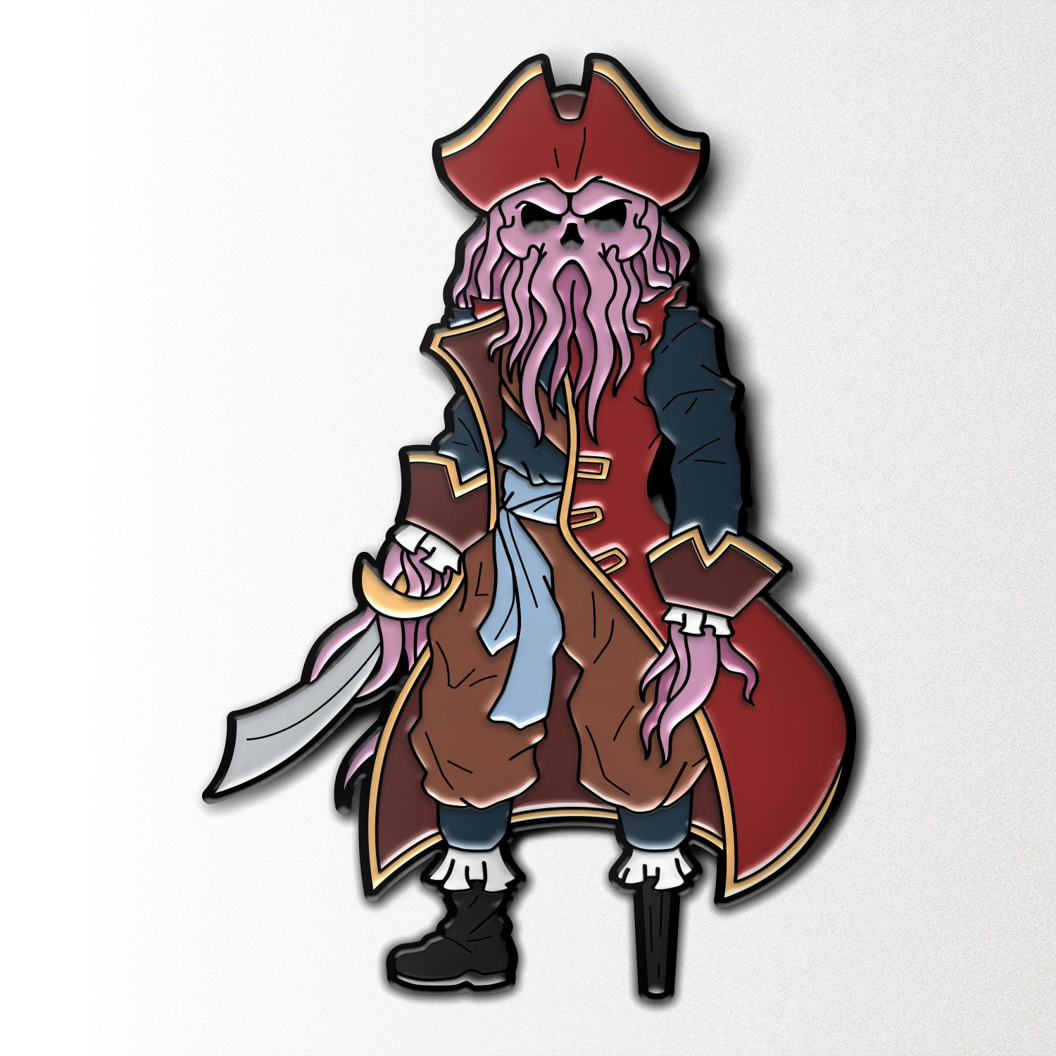 Pirate Crew - Mystery Pin - Case of 20-Enamel Pin-Norse Foundry-D&D Enamel Pin-D&D Pin-Dungeons and Dragons Enamel Pin-D&D Accessories