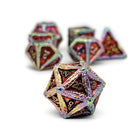 Pirate Dice - Ahoy Matey! 7 Piece RPG set Alloy Metal Dice-Metal - Zinc Alloy Dice-Norse Foundry-Norse Foundry-dungeons & dragons-d&d dice set-rpg dice set-d20-metal dice set-d&d-treasure chest tin-perfect for tabletop rpgs