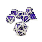 Pirate Dice - Parley 7 Piece RPG set Alloy Metal Dice-Metal - Zinc Alloy Dice-Norse Foundry-Norse Foundry-dungeons & dragons-d&d dice set-rpg dice set-d20-metal dice set-d&d-treasure chest tin-perfect for tabletop rpgs