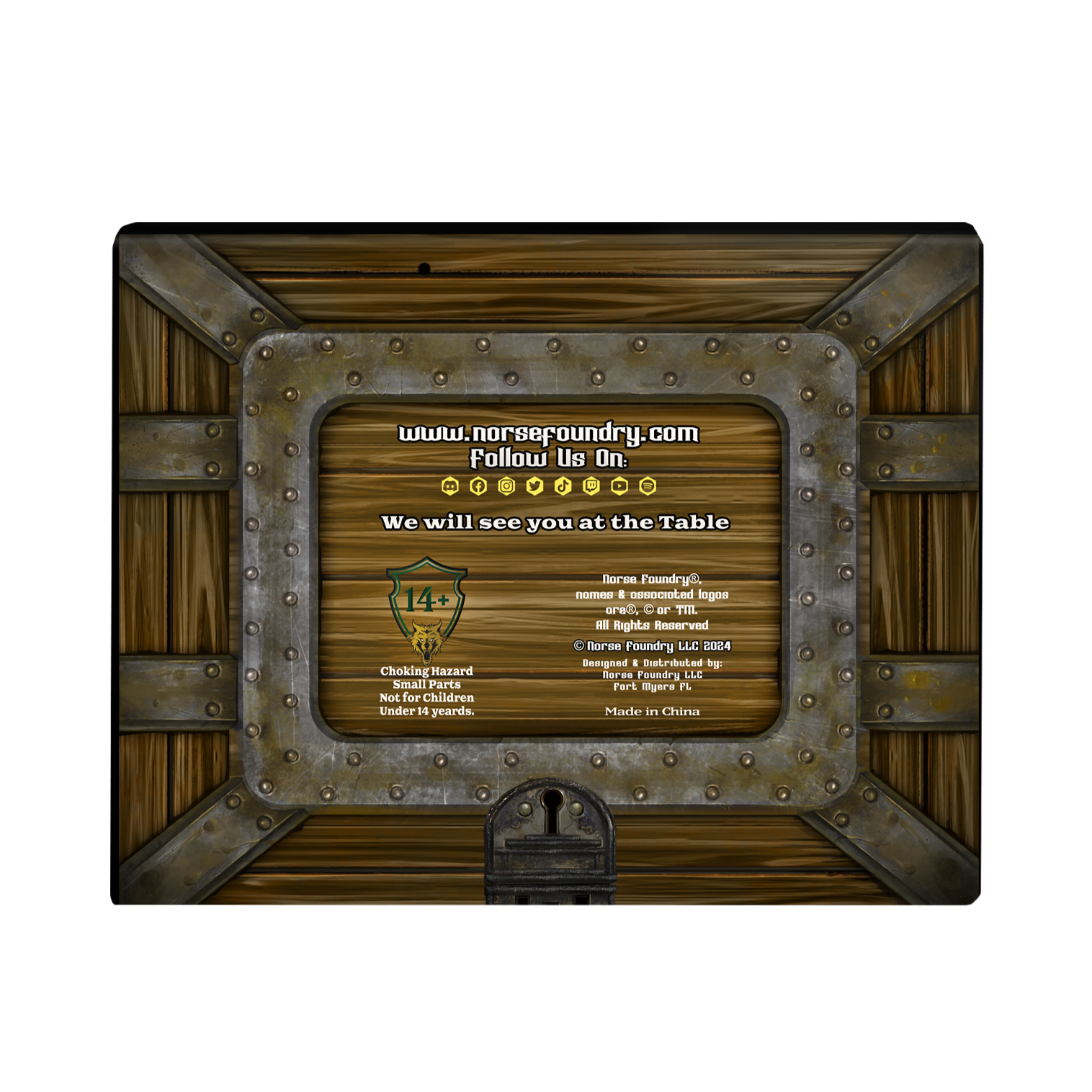 Pirate Dice - Rogue Wave 7 Piece RPG set Alloy Metal Dice-Metal - Zinc Alloy Dice-Norse Foundry-Norse Foundry-dungeons & dragons-d&d dice set-rpg dice set-d20-metal dice set-d&d-treasure chest tin-perfect for tabletop rpgs