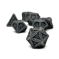 Pirate Dice - Shipwreck Treasures 7 Piece RPG set Alloy Metal Dice