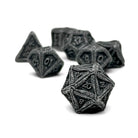 Pirate Dice - Shipwreck Treasures 7 Piece RPG set Alloy Metal Dice-Metal - Zinc Alloy Dice-Norse Foundry-Norse Foundry-dungeons & dragons-d&d dice set-rpg dice set-d20-metal dice set-d&d-treasure chest tin-perfect for tabletop rpgs